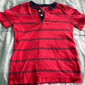 Carter’s Kid Boys Striped Shirt Sleeve Shirt (Size: 10 Boys)